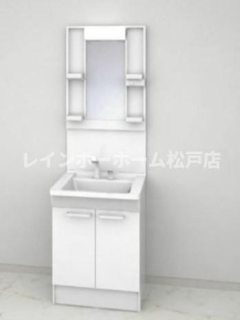 洗面設備　コンパクトで使いやすい洗面所