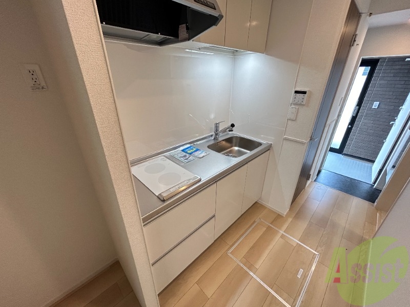 キッチン　システムキッチンでお料理もはかどりそうです。