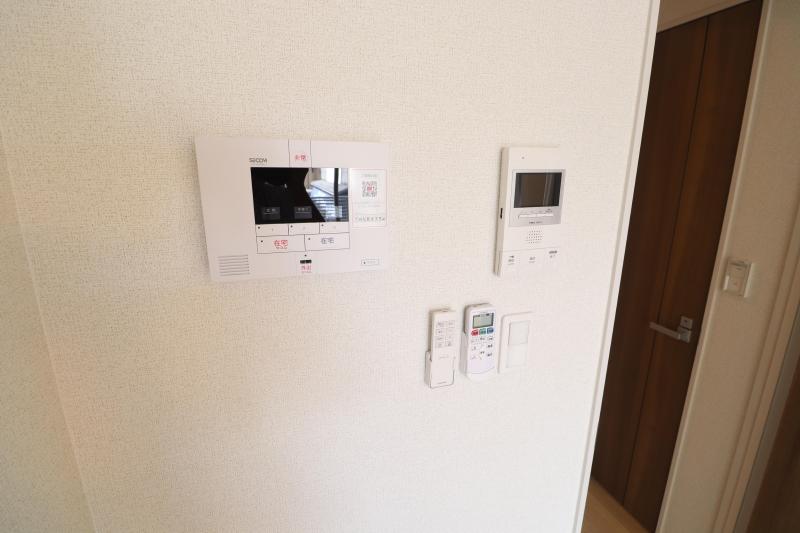 セキュリティ　ホームセキュリティ設備とＴＶインターホン