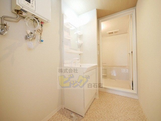 洗面設備　シャンプードレッサー完備しています♪