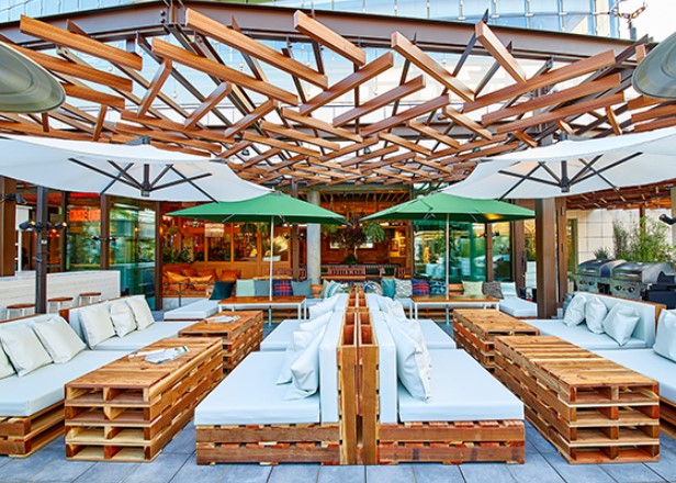 飲食店　GREEN HOUSE by MERCER BRUNCH(ル（飲食店）まで465m