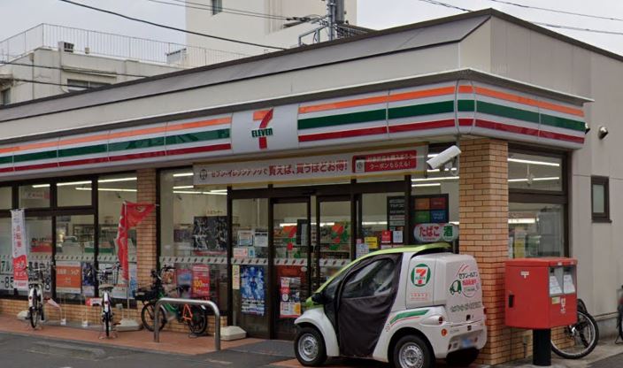 コンビニ　セブンイレブン 川崎新作店（コンビニ）まで448m