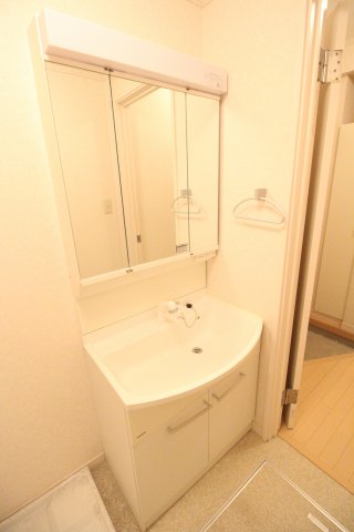 洗面設備　オリーブコート　文京区本駒込6