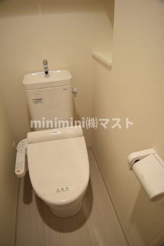 トイレ　同シリーズマンションの写真になります。