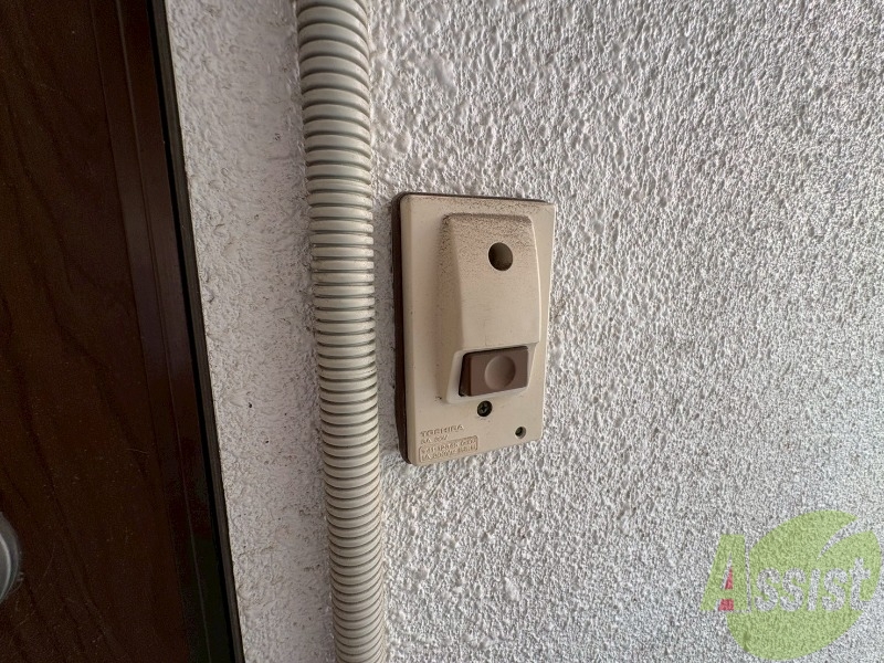 セキュリティ　来客時にはこちらのチャイムで知らせてくれます。
