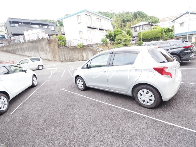 駐車場　駐車スペースになります