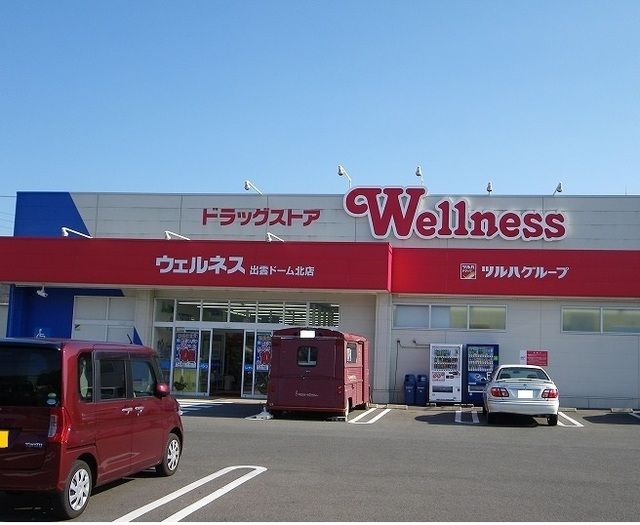 ドラックストア　ウェルネス出雲ドーム北店（ドラッグストア）まで450m