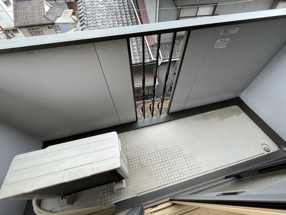 バルコニー　※別部屋の写真です