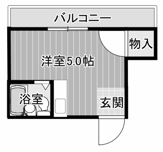 デイルーチェ北岸和田の間取り写真
