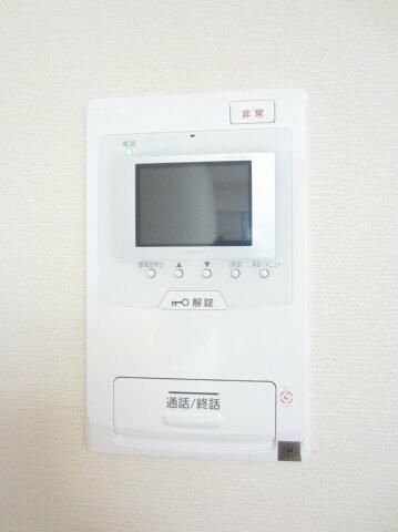 セキュリティ　モニター付きインターホン