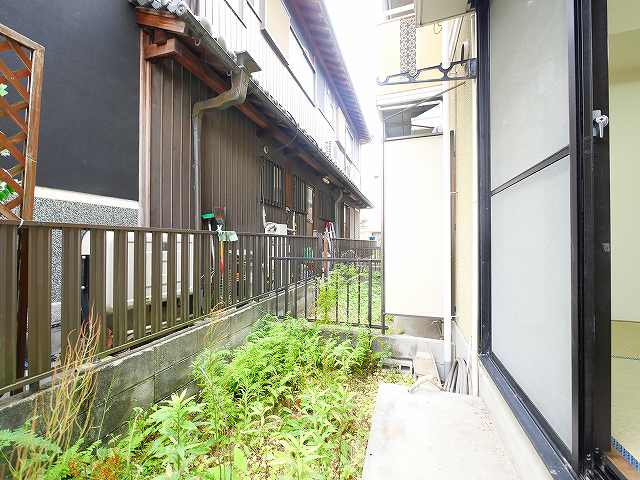 庭　お庭の付いた物件です
