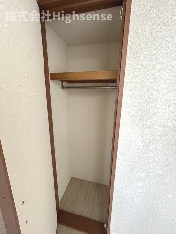 収納　たっぷりとした収納スペースです