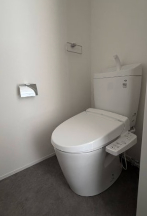 トイレ　ゆったりとした空間のトイレです