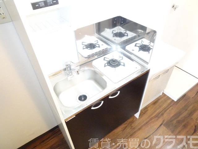 キッチン　１口コンロ付きです♪