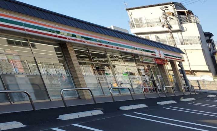 コンビニ　セブンイレブン 京都太秦下刑部町店（コンビニ）まで224m