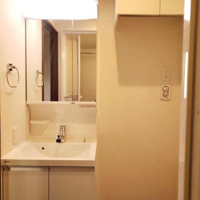 洗面設備　同じ間取りの別部屋写真です