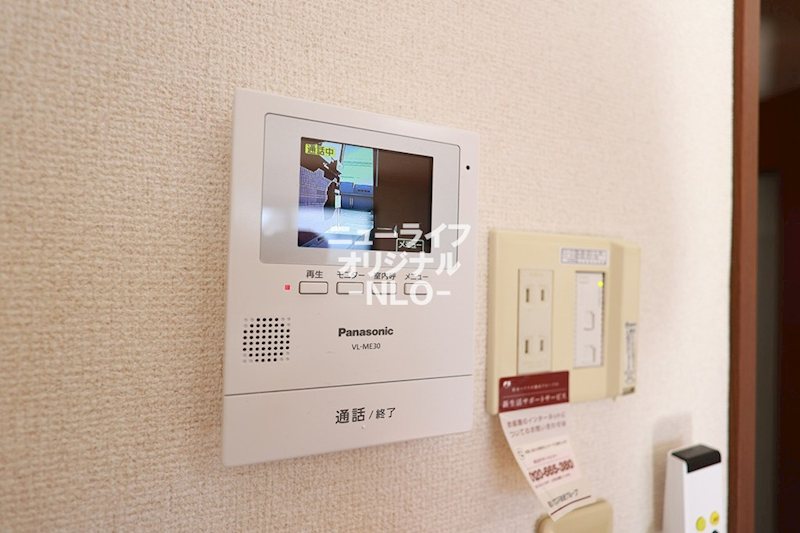 セキュリティ　事前に訪問者を確認してから対応できるので安心です☆