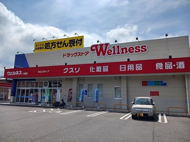 ドラックストア　ウェルネス 八屋店（ドラッグストア）まで300m