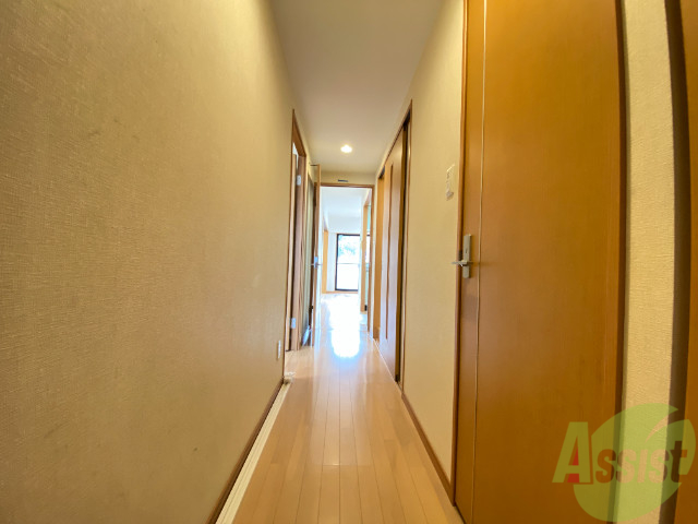 玄関　玄関から見たお部屋全体を撮ってみました。広いですね。
