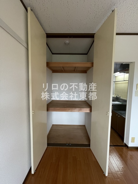 収納　奥行のある収納付です！増えがちな荷物をもスッキリ収納できます