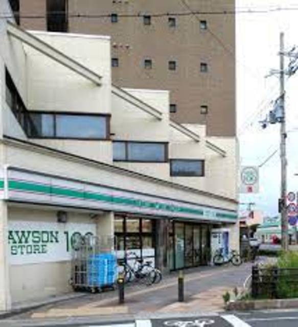 コンビニ　ローソンストア100九条河原町店（コンビニ）まで216m
