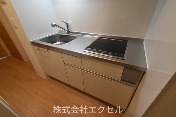 キッチン　コンロ付きのキッチンです。