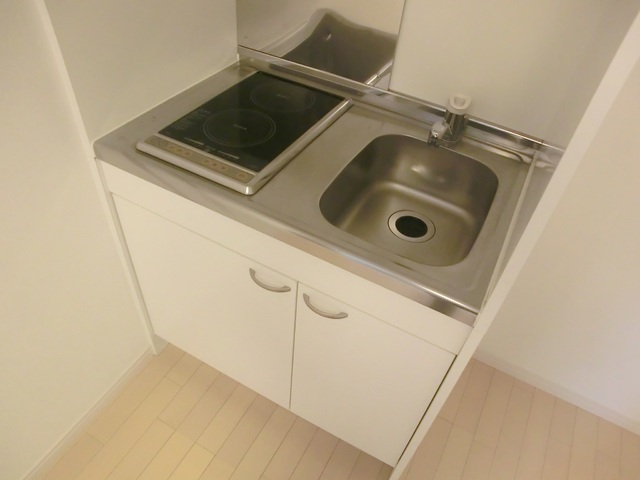 キッチン　2口ＩＨコンロビルトインキッチン。