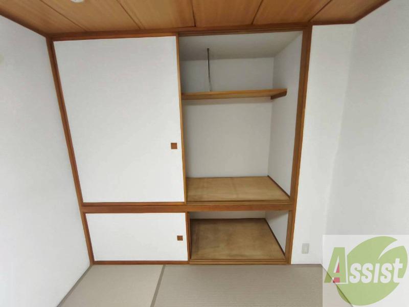 収納　クローゼットがありました。お洋服や荷物はここへ
