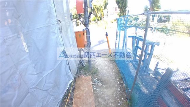 エントランス　建築中
