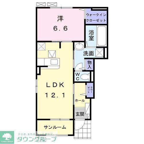 イチヨウ Bの間取り写真