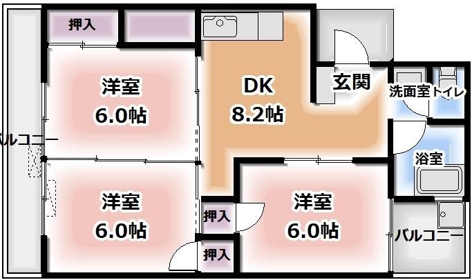 クレール北日吉の間取り写真