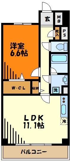 プレスコットの間取り写真