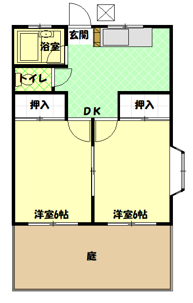 コーポオキの間取り写真