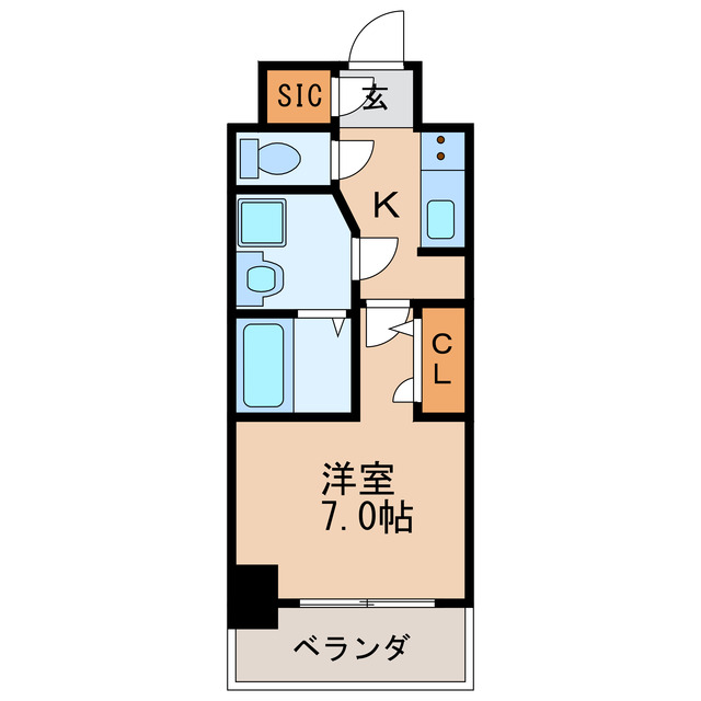 S-RESIDENCE千種駅前ascentの間取り写真