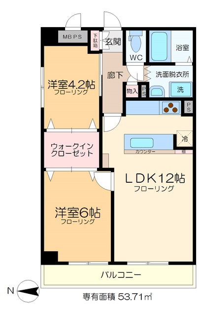 ロイヤルキャッスル八潮の間取り写真