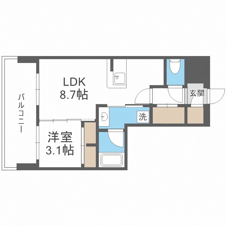 LANDIC K320の間取り写真