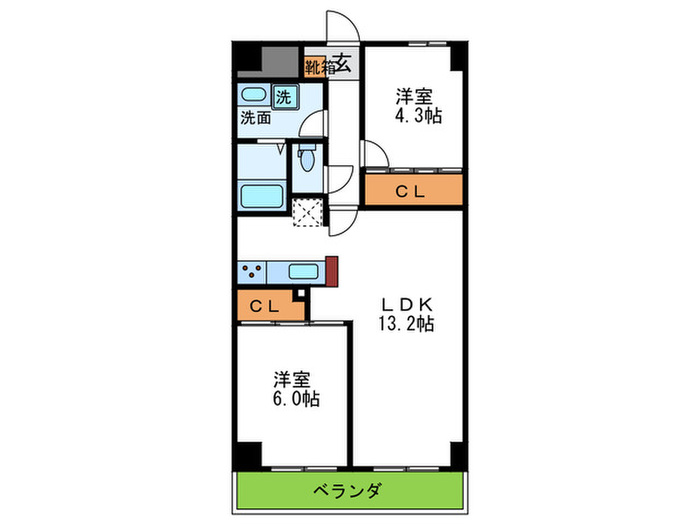 ラティエール桂の間取り写真