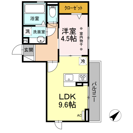 L ESSORの間取り写真