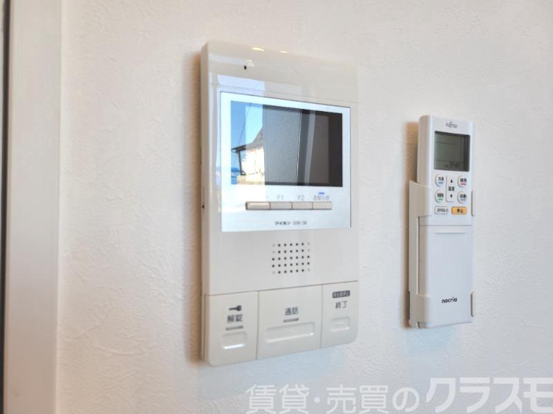 セキュリティ　来訪者が確認できるモニターホン♪