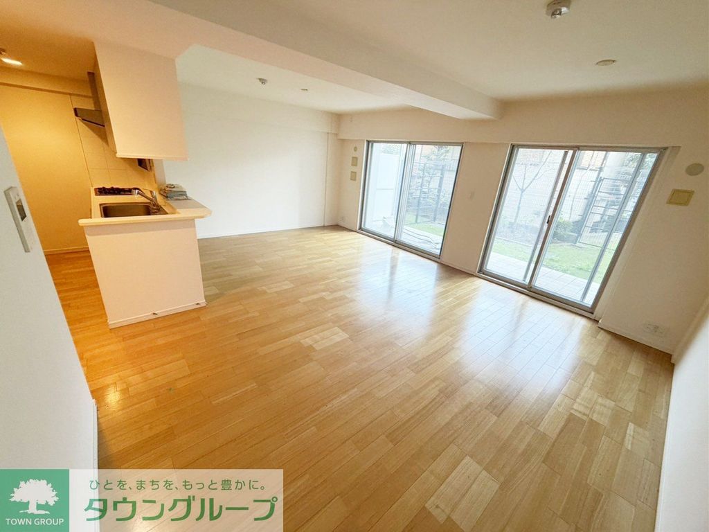 上矢部町マンションの居間写真