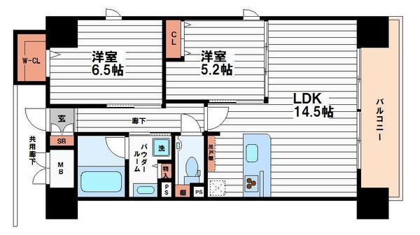 ル・セル上町台の間取り写真