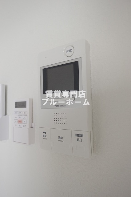 セキュリティ　モニター付きインターホン！