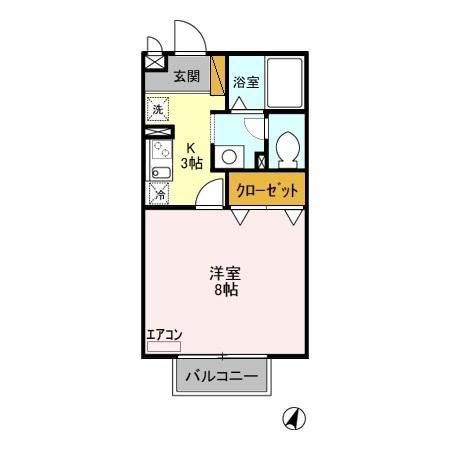 シャルマンの間取り写真
