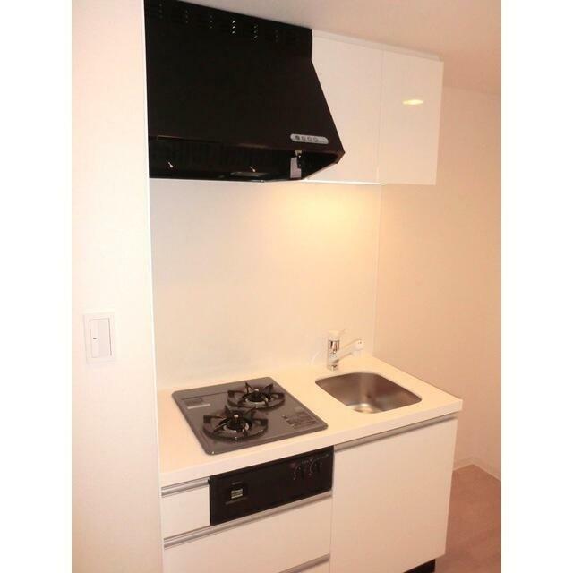 キッチン　２口ガスコンロ※写真は同タイプ別部屋