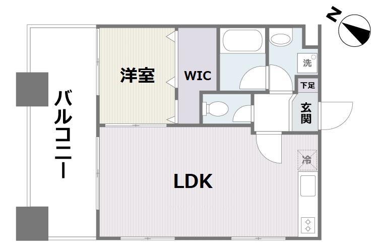DSタワー平尾駅前レジデンスの間取り写真