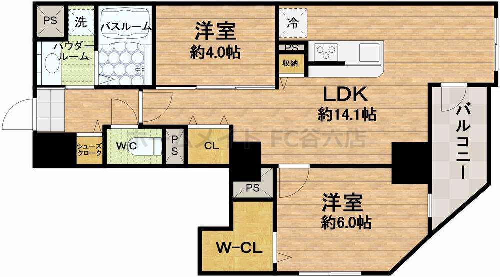 La Luce長堀通の間取り写真