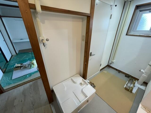 洗面設備　工事中です　２０２６年９月１９日　完了予定