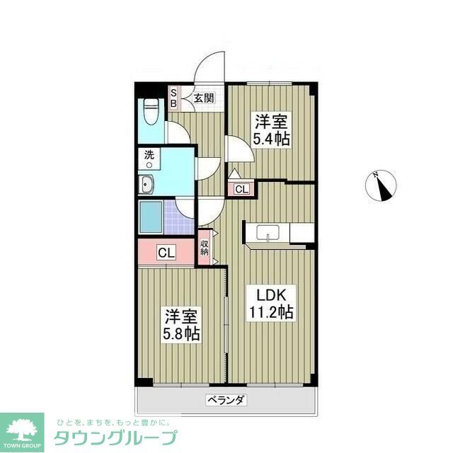 サニーエステートの間取り写真