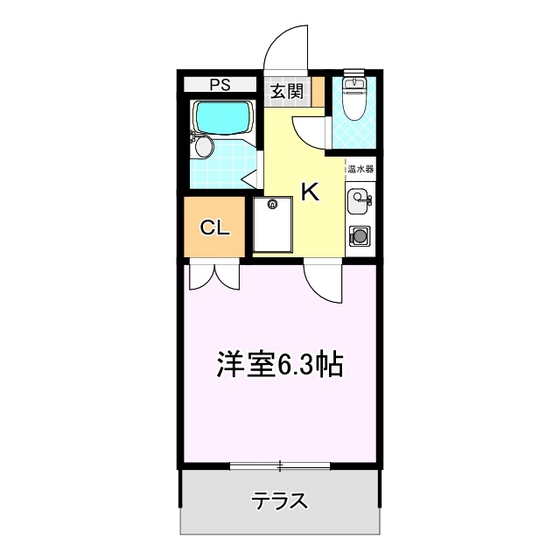 コンフォルト図景S棟の間取り写真
