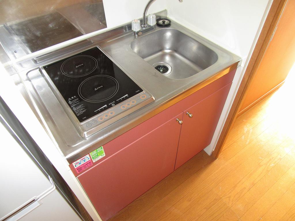 キッチン　電気コンロ2口※同タイプ